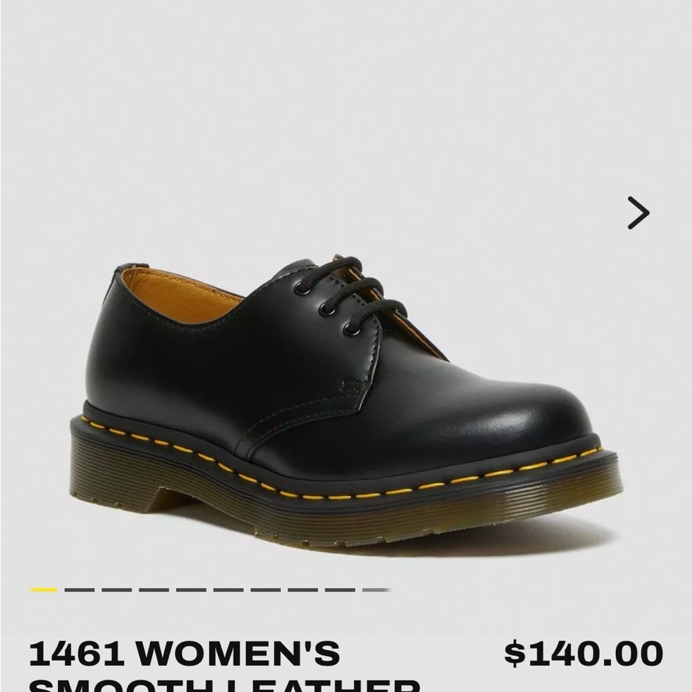 Dr. Martens Black Flats & Loafers with Smooth Leather and Thick Sole